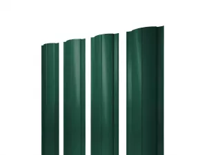 Евроштакетник круглый 98 0,5 РЕ ДВС RAL 6005 (И)