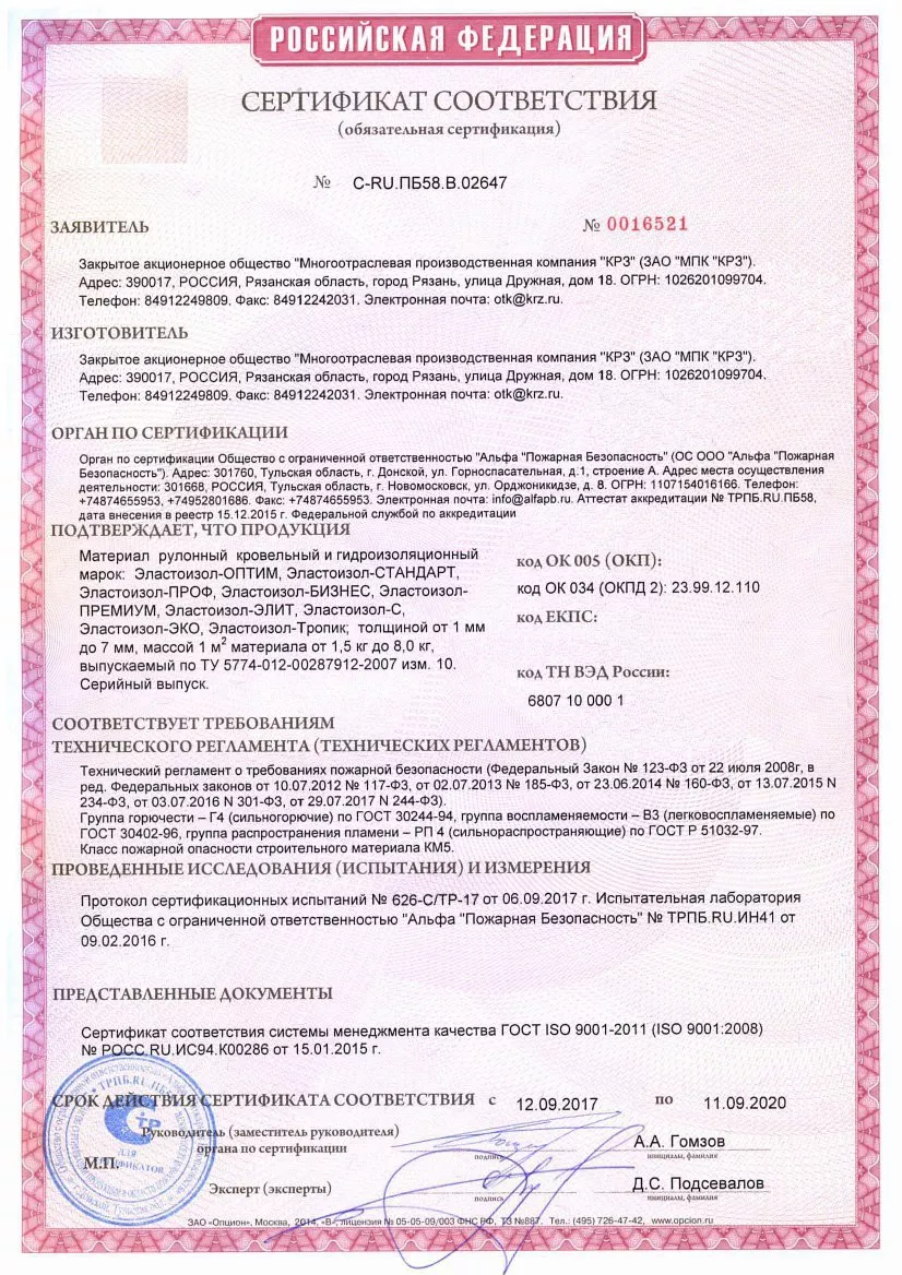 Сертификаты