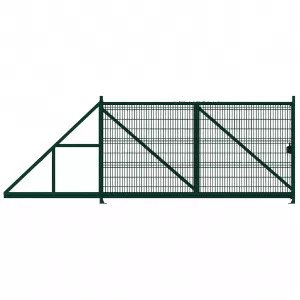 Ворота откатные Profi 2,03 х 4,0 м RAL6005
