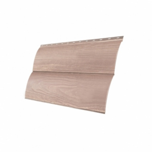 Сайдинг Блок-хаус 0,390 GL ОН Рrint Twincolor-foill White Wood